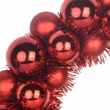 Corone di Palline di Natale 2 pcs Rosso 33 x 33 x 7 cm
