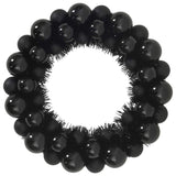 Corone di Palline di Natale 2 pcs Nero 33 x 33 x 7 cm