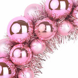 Corone di Palline di Natale 2 pcs Rosa 33 x 33 x 7 cm