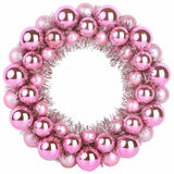 Corone di Palline di Natale 2 pcs Rosa 33 x 33 x 7 cm
