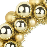 Corone di Palline di Natale 2 pcs Oro 33 x 33 x 7 cm