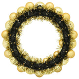 Corone di Palline di Natale 2 pcs Oro 33 x 33 x 7 cm