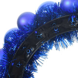 Corone di Palline di Natale 2 pcs Blu 33 x 33 x 7 cm