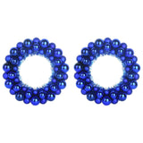 Corone di Palline di Natale 2 pcs Blu 33 x 33 x 7 cm