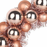 Corone di Palline di Natale 2 pcs Oro rosa 33 x 33 x 7 cm