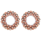 Corone di Palline di Natale 2 pcs Oro rosa 33 x 33 x 7 cm