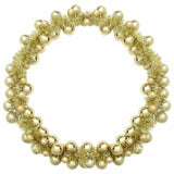 Ghirlanda di Palline di Natale Oro 186 cm Polistirolo