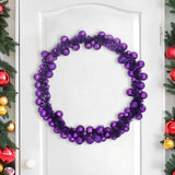 Ghirlanda di Palline di Natale Lillà 186 cm Polistirolo