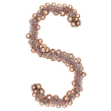 Ghirlanda di Palline di Natale Oro rosa 186 cm Polistirolo