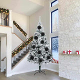 Set di Palle di Natale 3 pcs Nero Plastica