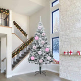 Set di Palle di Natale 3 pcs Rosa Plastica