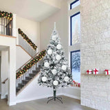 Set di Palle di Natale 3 pcs Bianco Plastica