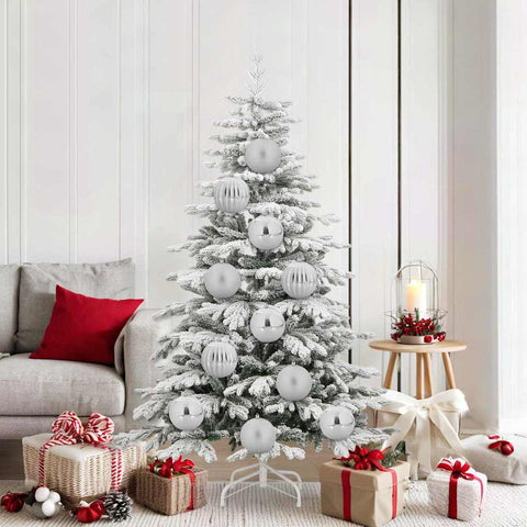 Set di Palle di Natale 9 pcs Argento Plastica