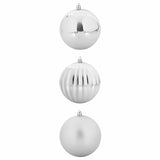 Set di Palle di Natale 3 pcs Argento Plastica