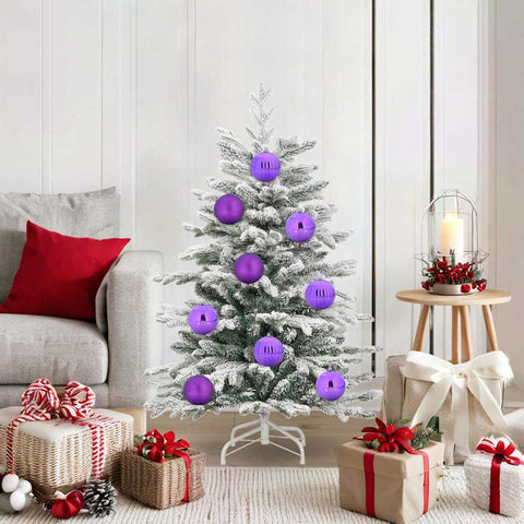 Set di Palle di Natale 15 pcs Lillà Plastica