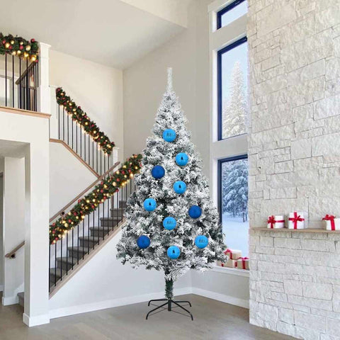 Set di Palle di Natale 4 pcs Blu Plastica