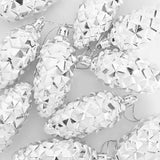 Palla di pino di Natale 40 pcs Argento Plastica