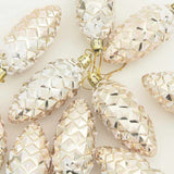 Palla di pino di Natale 40 pcs Champagne Plastica