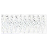 Palla a spirale di Natale 40 pcs Argento Plastica