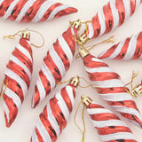 Palla a spirale di Natale 40 pcs Rosso Plastica