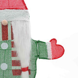 Gnomone Illuminato Bianco caldo 71 x 64 cm Tessuto di Lamè