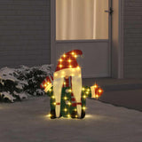 Gnomone Illuminato Bianco caldo 71 x 64 cm Tessuto di Lamè