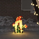 Gnomone Illuminato Bianco caldo 71 x 64 cm Tessuto di Lamè