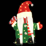 Gnomone Illuminato Bianco caldo 71 x 64 cm Tessuto di Lamè