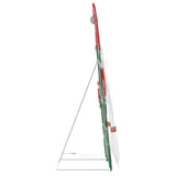 Gnomone Illuminato Bianco caldo 71 x 64 cm Tessuto di Lamè