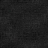 Letto con Testiera Rivestita Nero 200 x 200 cm Pino massello