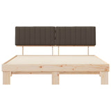 Letto con Testiera Rivestita Talpa 180 x 200 cm Pino massello