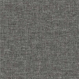 Letto con Testiera Rivestita Grigio chiaro 135 x 190 cm