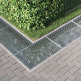 Grata Argento 30 x 30 x 2 cm Acciaio Zincato a Caldo