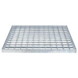 Grata Argento 40 x 40 x 2 cm Acciaio Zincato a Caldo