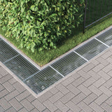 Grata Argento 60 x 40 x 2 cm Acciaio Zincato a Caldo