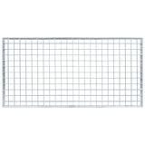 Grata Argento 80 x 40 x 2 cm Acciaio Zincato a Caldo