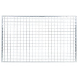 Grata Argento 80 x 50 x 2 cm Acciaio Zincato a Caldo