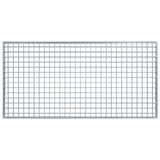 Grata Argento 100 x 50 x 2 cm Acciaio Zincato a Caldo