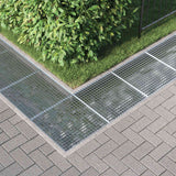 Grata Argento 60 x 60 x 2 cm Acciaio Zincato a Caldo