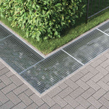 Grata Argento 100 x 60 x 2 cm Acciaio Zincato a Caldo