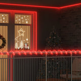 Luce a corda con 240 LED Rosso 10 m PVC