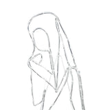 Scena di Natività Illuminata Multicolore 112 x 72 cm PVC