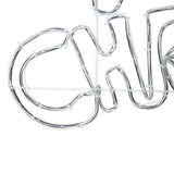 Insegna di Natale con 240 LED Multicolore 100 x 50 cm PVC