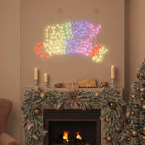 Insegna di Natale con 240 LED Multicolore 100 x 50 cm PVC