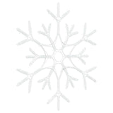 Fiocco di Neve di Natale Bianco caldo 56 x 49 x 0,7 cm PVC