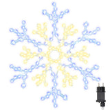 Fiocco di Neve di Natale Bianco caldo 56 x 49 x 0,7 cm PVC