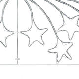 Stella di Natale con 432 LED Multicolore 180 x 57 cm PVC