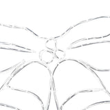 Campana di Natale con 144 LED Multicolore 56 x 46 cm PVC