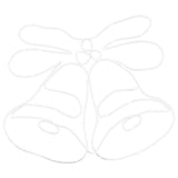 Campana di Natale con 144 LED Multicolore 56 x 46 cm PVC