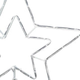 Stella di Natale Bianco Freddo 51,5 x 50 x 0,65 cm Ferro